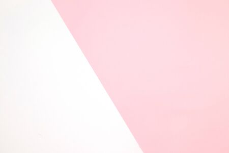 Pink and white texture in a fashionable pastel color with a top view, minimal concept, flat lay.の写真素材