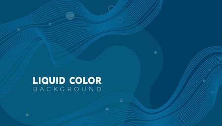 Creative abstract liquid wave background in panton color 2020. Can be use marketing, social media or network promotion, SMM banner, landing page, flyer.のイラスト素材