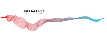 Technology digital stylish design with trendy rainbow wave background for design brochure, website, flyer.のイラスト素材