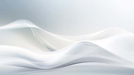 White gray satin dark fabric texture luxurious shiny that is abstract silk cloth background with patterns soft waves blurの素材