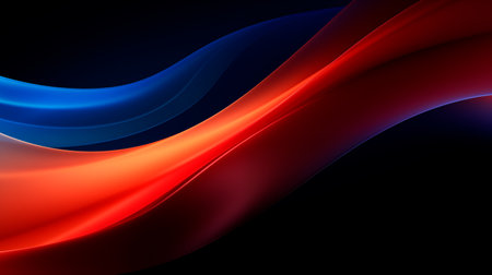 abstract background with colorful motion fluid waves elements. Futuristic background.の素材