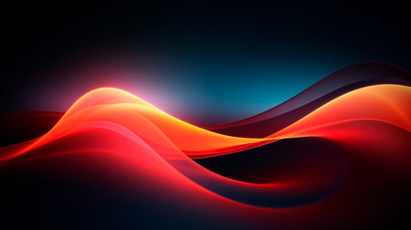 abstract background with colorful motion fluid waves elements. Futuristic background.の素材