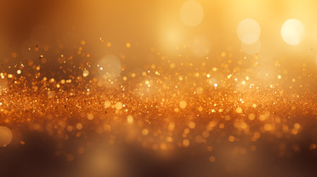 Trendy decoration bokeh glitters background, abstract shiny backdrop with circles. Magic night dark blue abstract background with sparkling glitter bokeh and lights.の素材