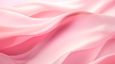 Trendy minimal abstract white background with smooth curve, flowing satin waves. Light luxury elegant background with space for design. Product presentation.の素材