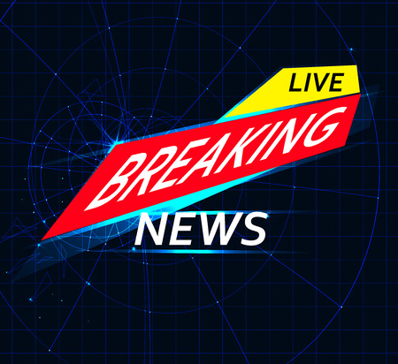 Breaking Newsのイラスト素材