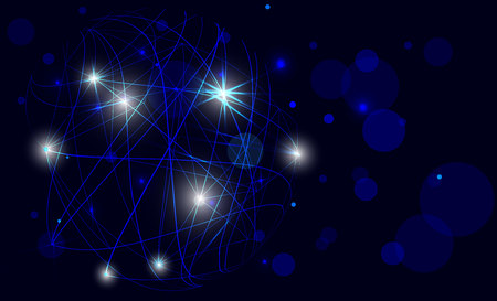 Abstract background concept linear and polygonal patternのイラスト素材