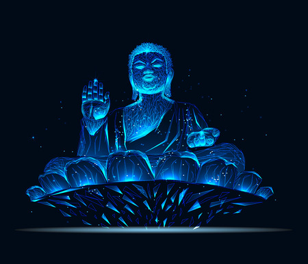 Buddha illustrationのイラスト素材