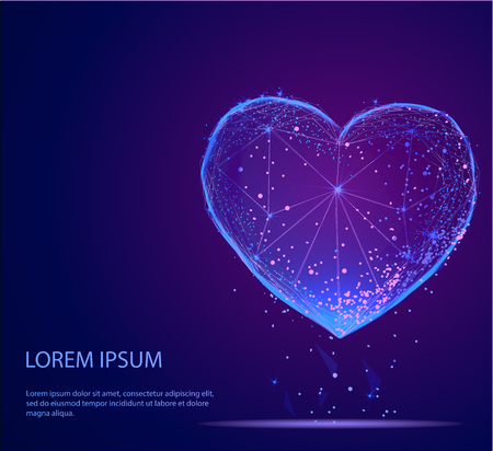 Abstract Heart iconのイラスト素材