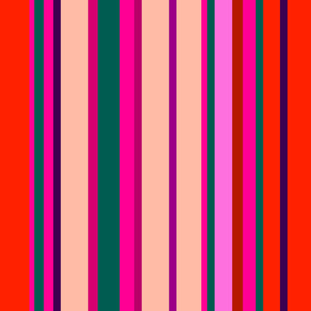 Retro Bright Colorful seamless stripes patternのイラスト素材