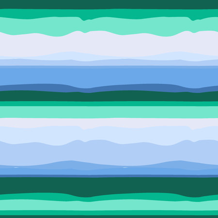 Seamless ripple pattern.のイラスト素材