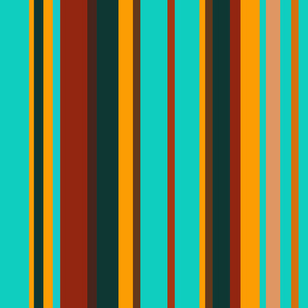 Illustration for Retro Bright Colorful seamless stripes pattern - Royalty Free Image