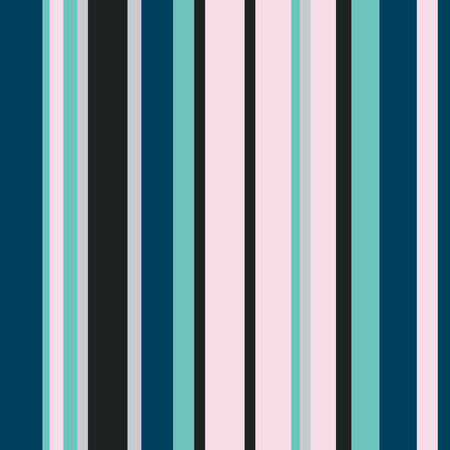 Retro Bright Colorful seamless stripes patternのイラスト素材