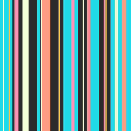 Retro Bright Colorful seamless stripes patternのイラスト素材