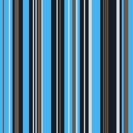 Blue and black Retro Bright Colorful seamless stripes patternのイラスト素材