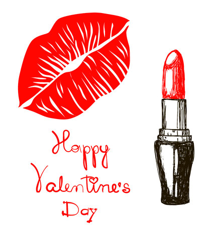 Womens Lips.のイラスト素材