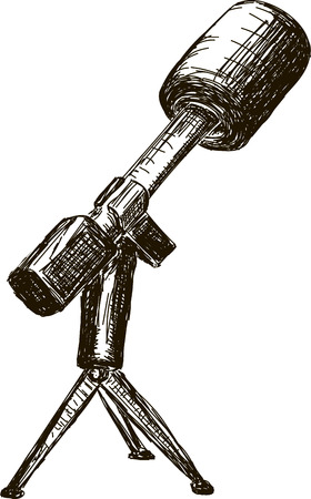 Live news template with microphoneのイラスト素材