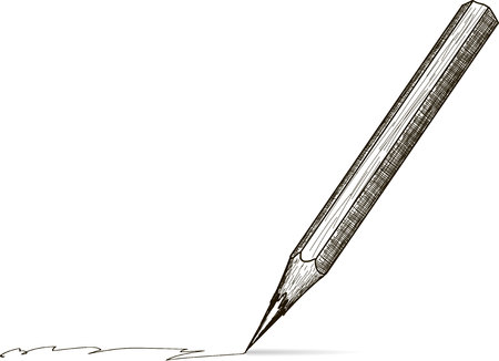 Sketch pencilのイラスト素材