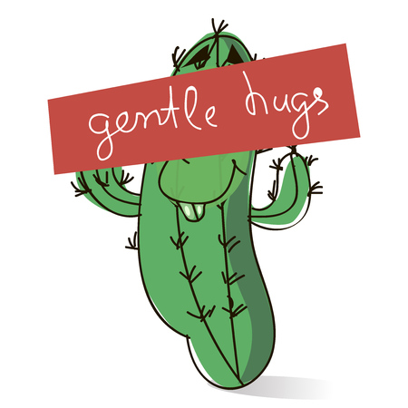 gentle hugs.のイラスト素材