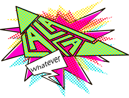Whatever, la la laのイラスト素材
