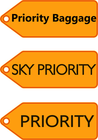 priority baggageの写真素材