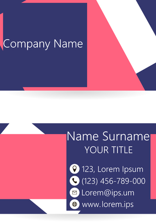 business cardのイラスト素材