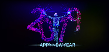 Happy New Yearのイラスト素材