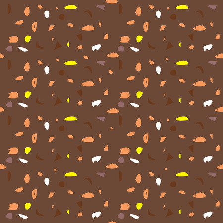 Seamless pattern with colored stones or sweetsのイラスト素材