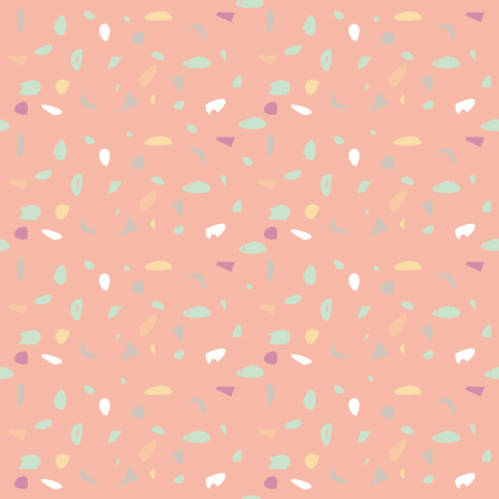 Seamless pattern with colored stones or sweetsのイラスト素材