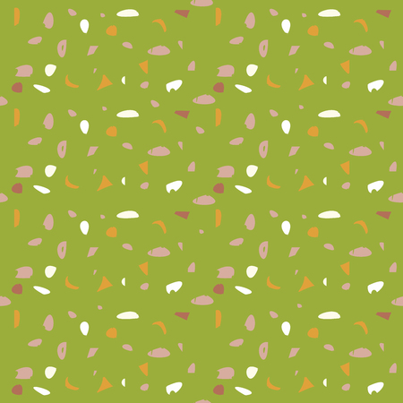 Seamless pattern with small objectsのイラスト素材