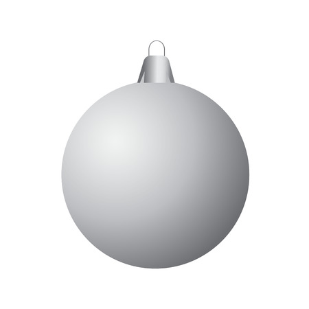 vector template of christmas ball. no color. EPS 10のイラスト素材