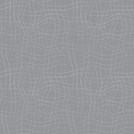 Vector seamless pattern with wavy drawn linesのイラスト素材