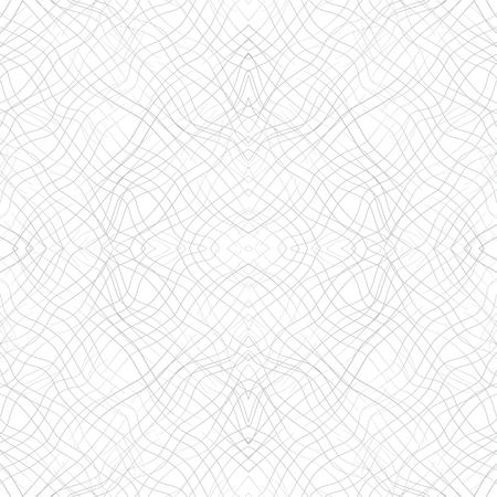 Vector seamless pattern with wavy drawn linesのイラスト素材