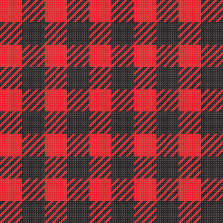Vector seamless texture with vichy cage ornament
