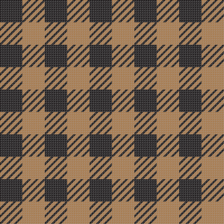 Vector seamless texture with vichy cage ornamentのイラスト素材