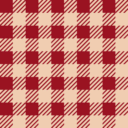 Vector seamless texture with vichy cage ornament