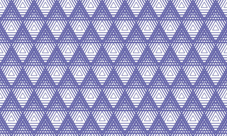 purple triangles seamless pattern, vector lines design very peri color trend 2022