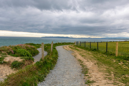 Irish landscape on the coast road