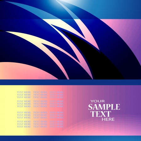 Abstract background of a wave a place for the textのイラスト素材