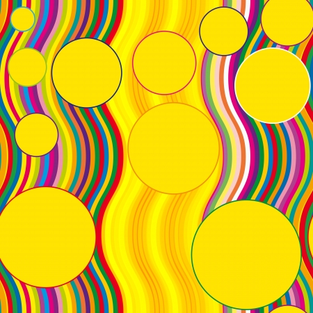 Colourful background a rainbow circlesのイラスト素材