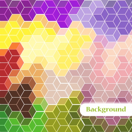Abstract background color geometrical figuresのイラスト素材