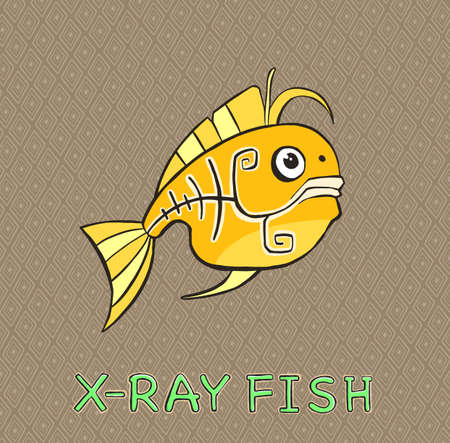 design Cute Fish. small icon for stock. Vector illustrationのイラスト素材