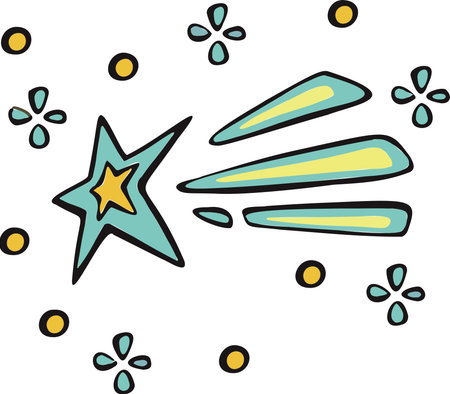Modern icon salute star symbol. Vector