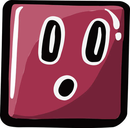 Multicolored smileys emotions funny vector illustration. Vector illustrationのイラスト素材