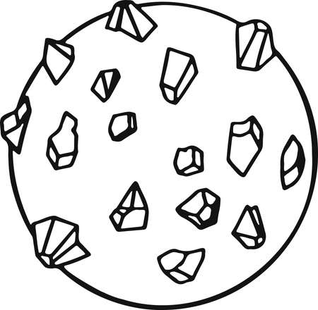 chocolates and flocks bright and juicy illustration. Vector illustrationのイラスト素材