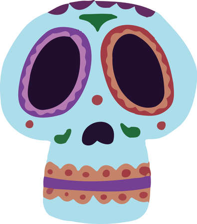 halloween mask in cartoon style vector illustration. Vector illustrationのイラスト素材