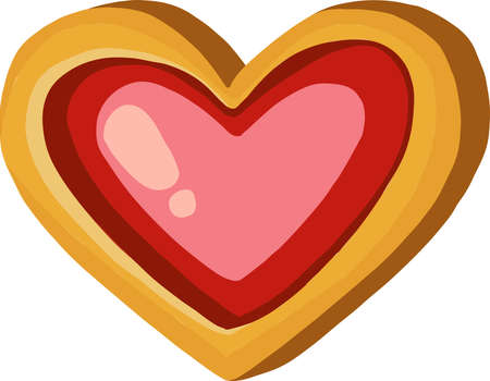 Symbol icon christmas new year cookies bagel vector. Vector illustrationのイラスト素材