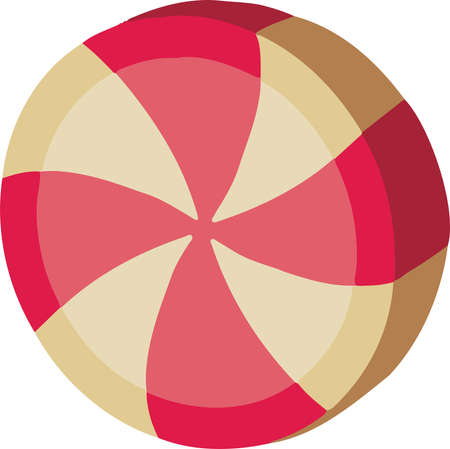 lollipop and sweets symbol colored cartoon vectorのイラスト素材