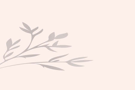 Leaves shadow background. The effect of overlaying shadows. Vector texture for background, wallpaper, own design.のイラスト素材