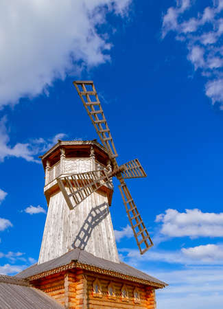 Moscow region, Russia 07.30.2020 Windmill for grinding flour.の写真素材