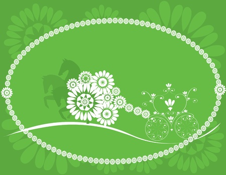 abstract approaching of springのイラスト素材